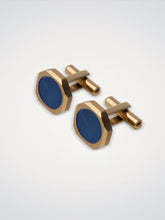 Gemelli ottagonali Blu e Oro