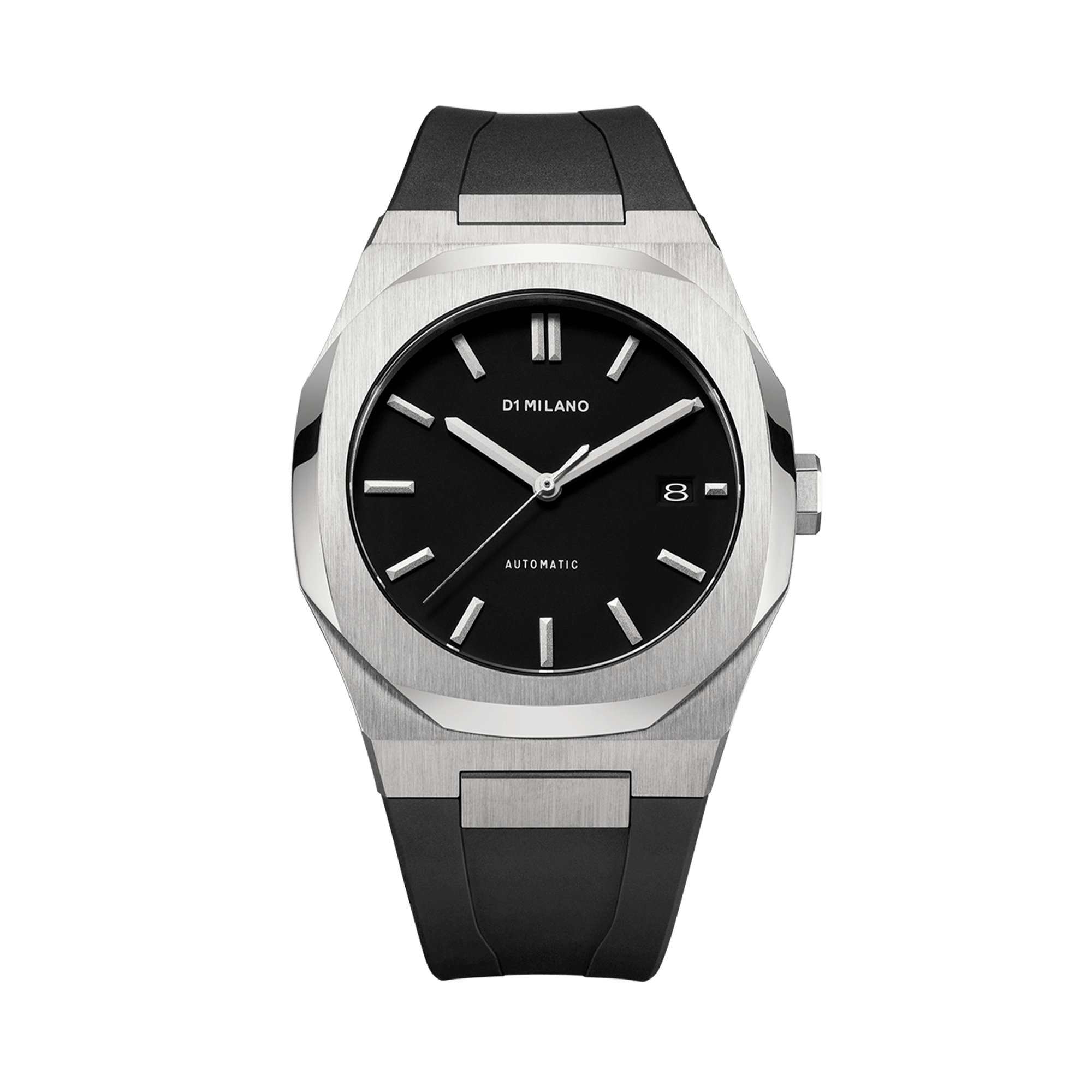 Automatic Rubber 41.5 mm - Silver