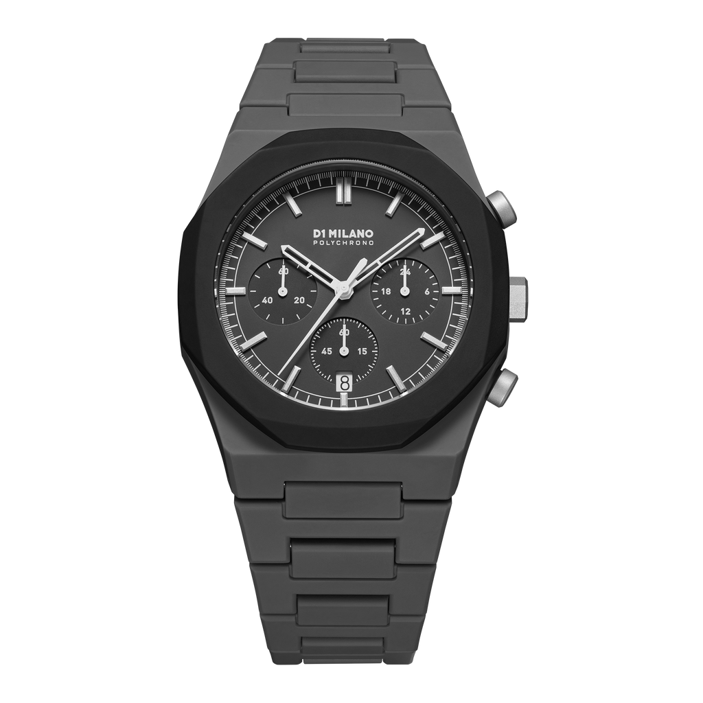 Polychrono 40.5mm - Black Blast | D1 Milano