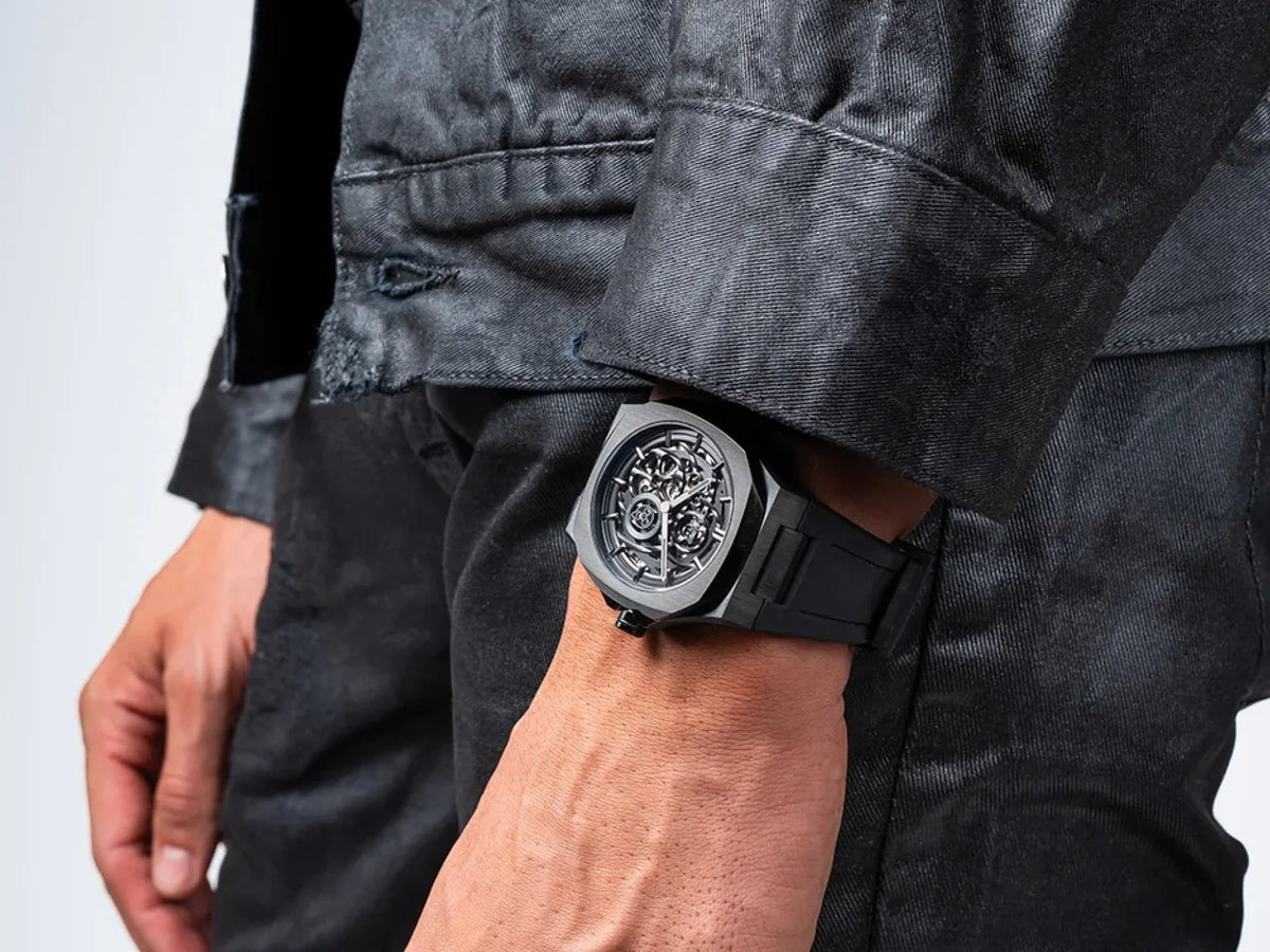 Black Skeleton Watches