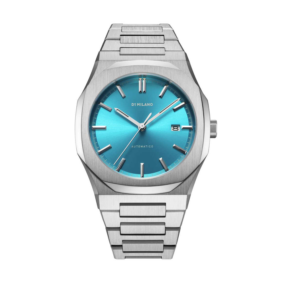 Shop D1 Milano Watch Automatic Bracelet 41.5mm In Blue/silver