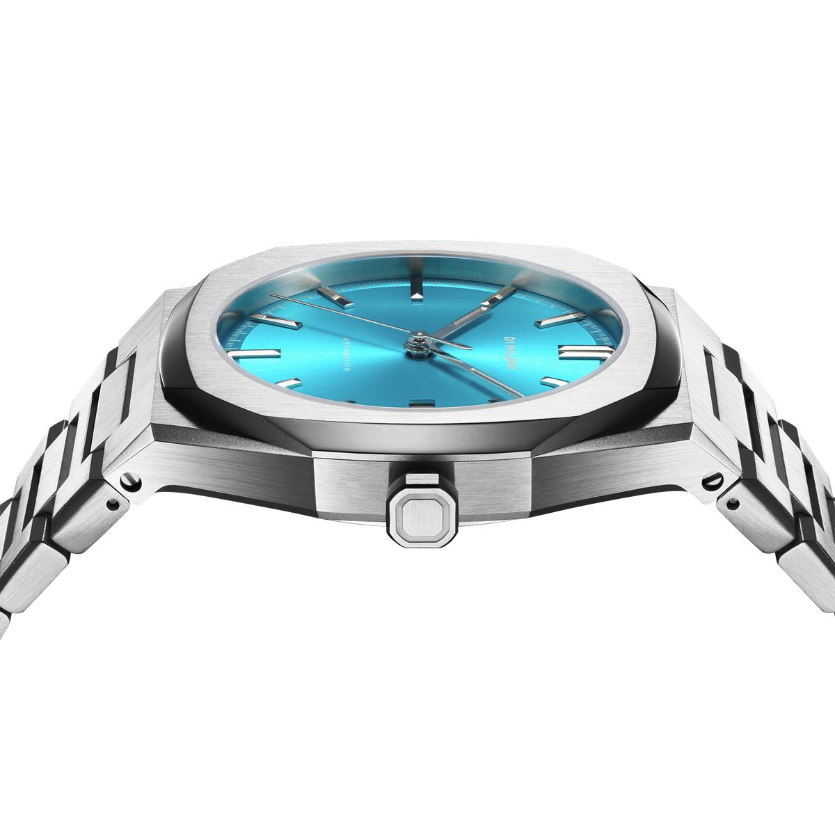 Shop D1 Milano Watch Automatic Bracelet 41.5mm In Blue/silver