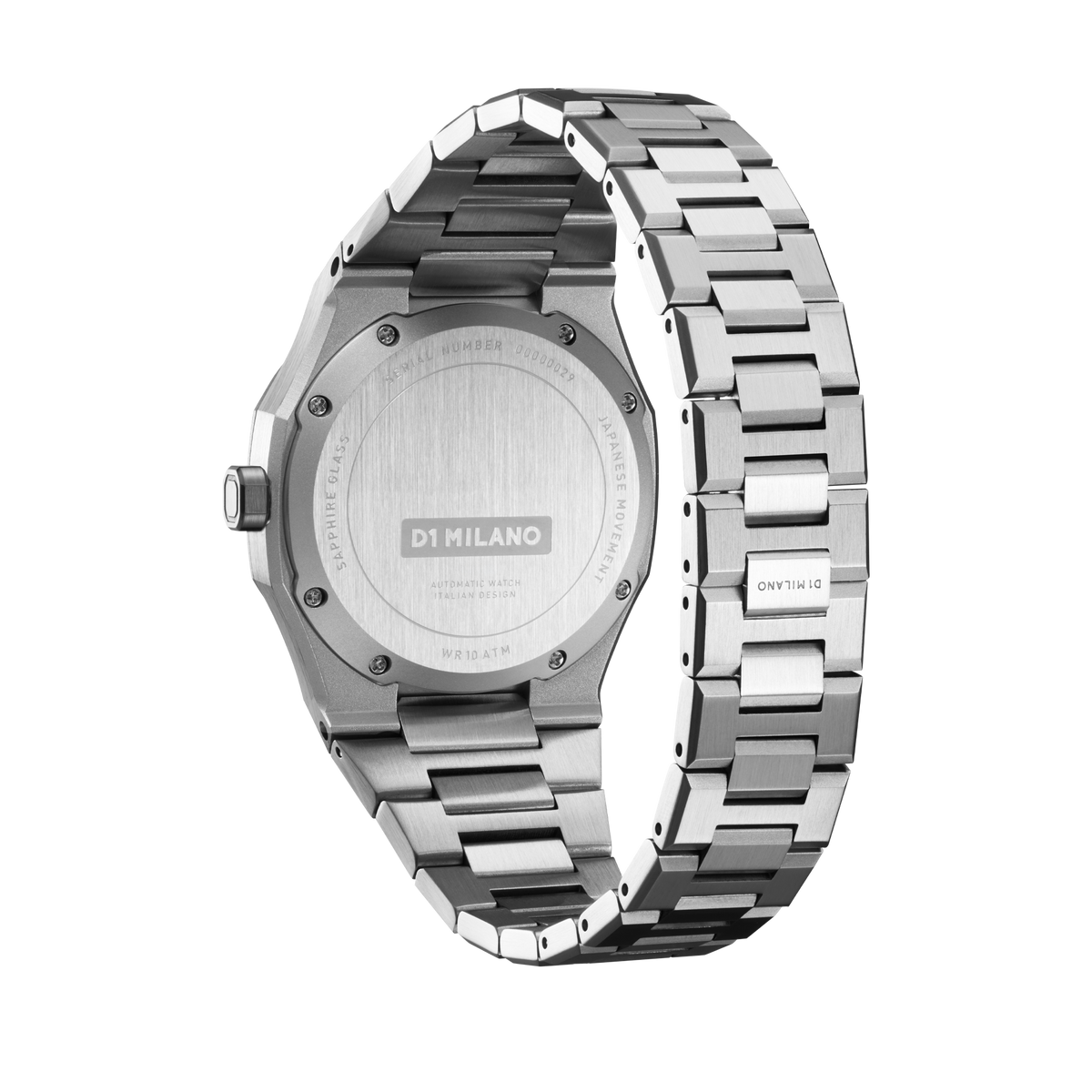 D1 Milano Watch Automatico 36 Mm In Blue/silver