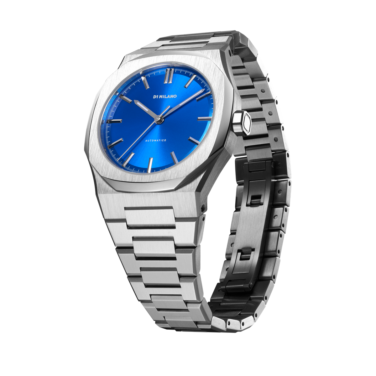 D1 Milano Watch Automatico 36 Mm In Blue/silver