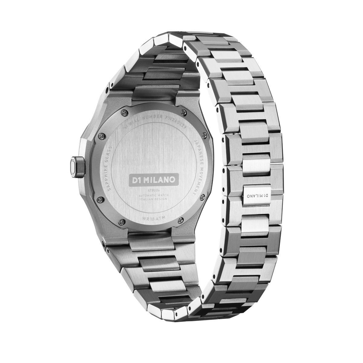 D1 Milano Watch Automatico 36 Mm In Silver