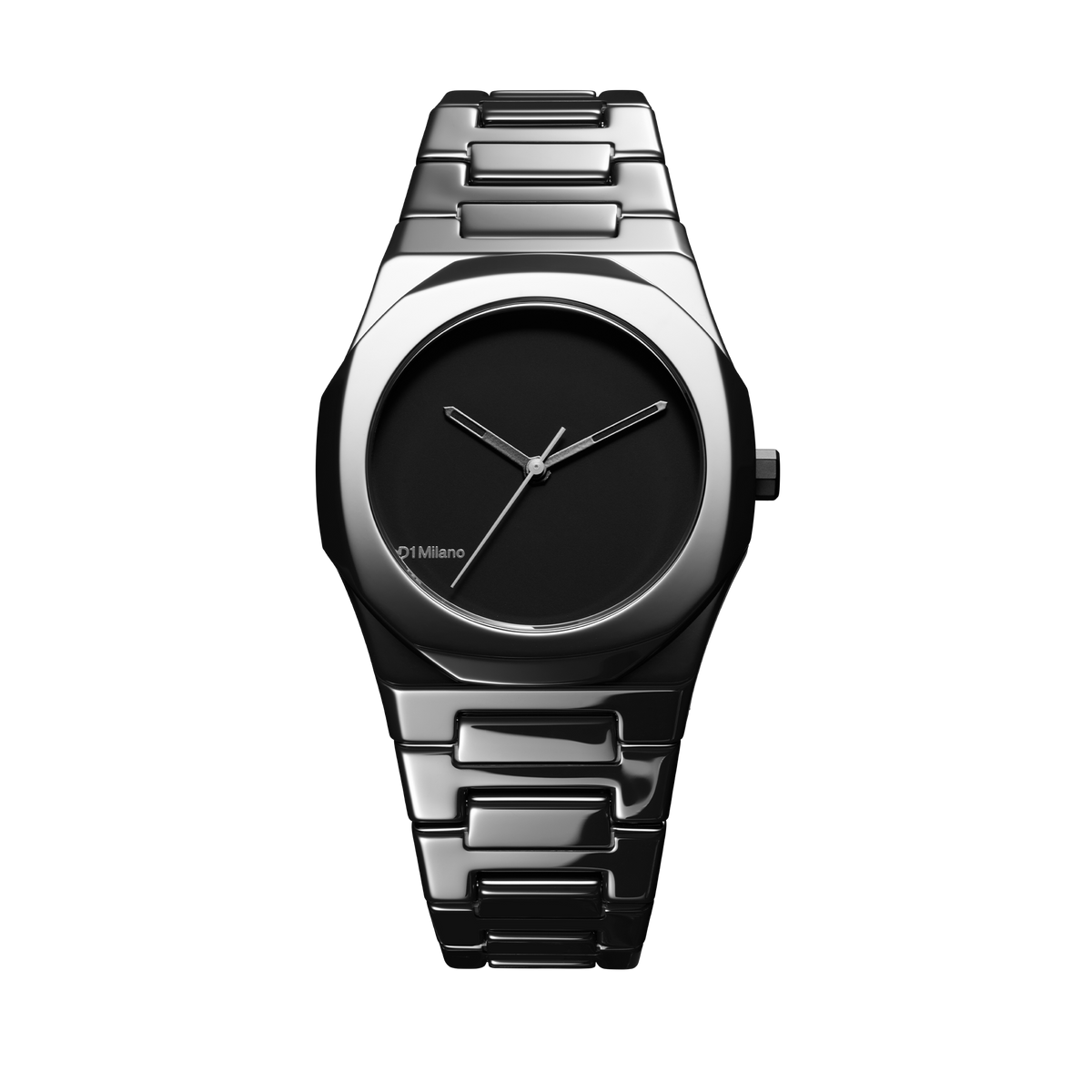 Shop D1 Milano Watch Ceramica 37 Mm In Black