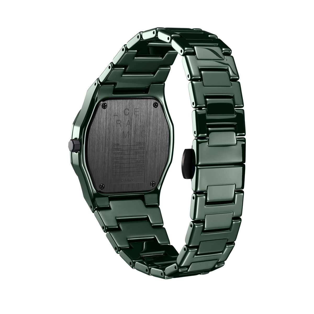 D1 Milano Ceramic Pure Green Ceramic Watch