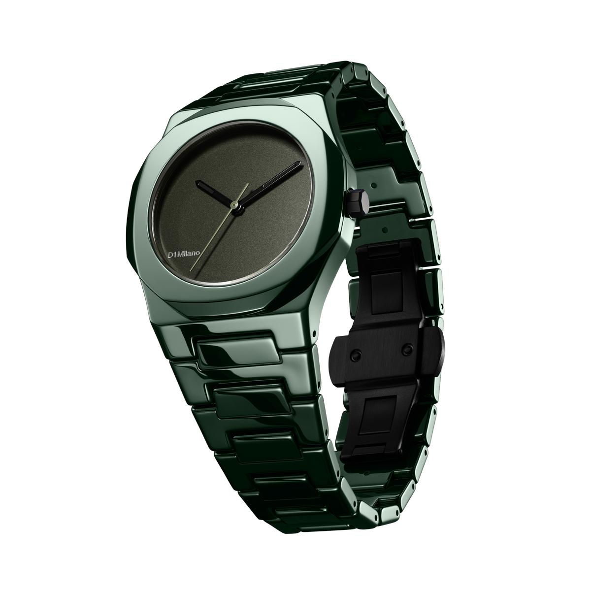 D1 Milano Ceramic Pure Green Ceramic Watch