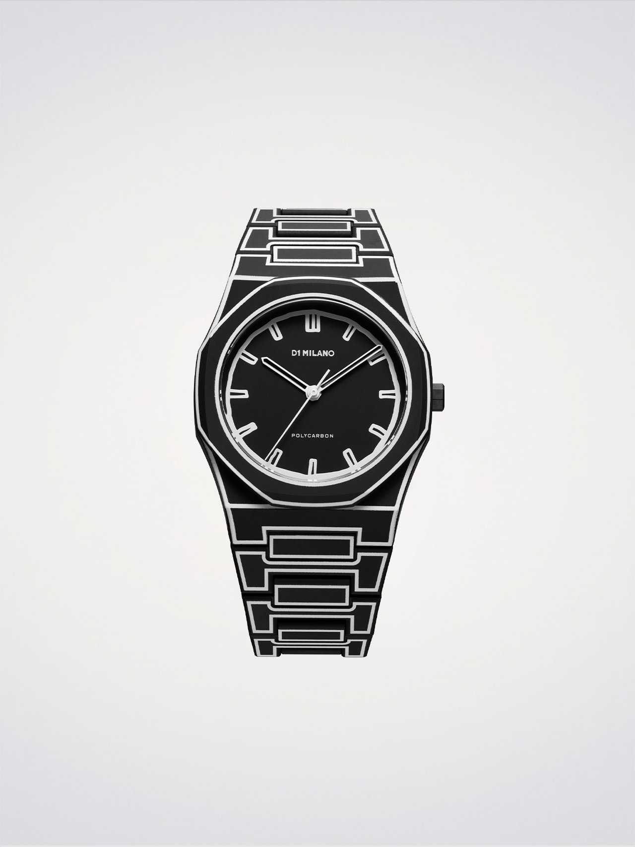 Black Sketch Polycarbon Watch | D1 Milano