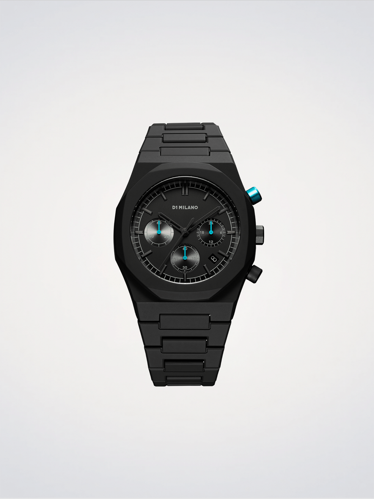 Charcoal Black | Polychrono Watch | D1 Milano