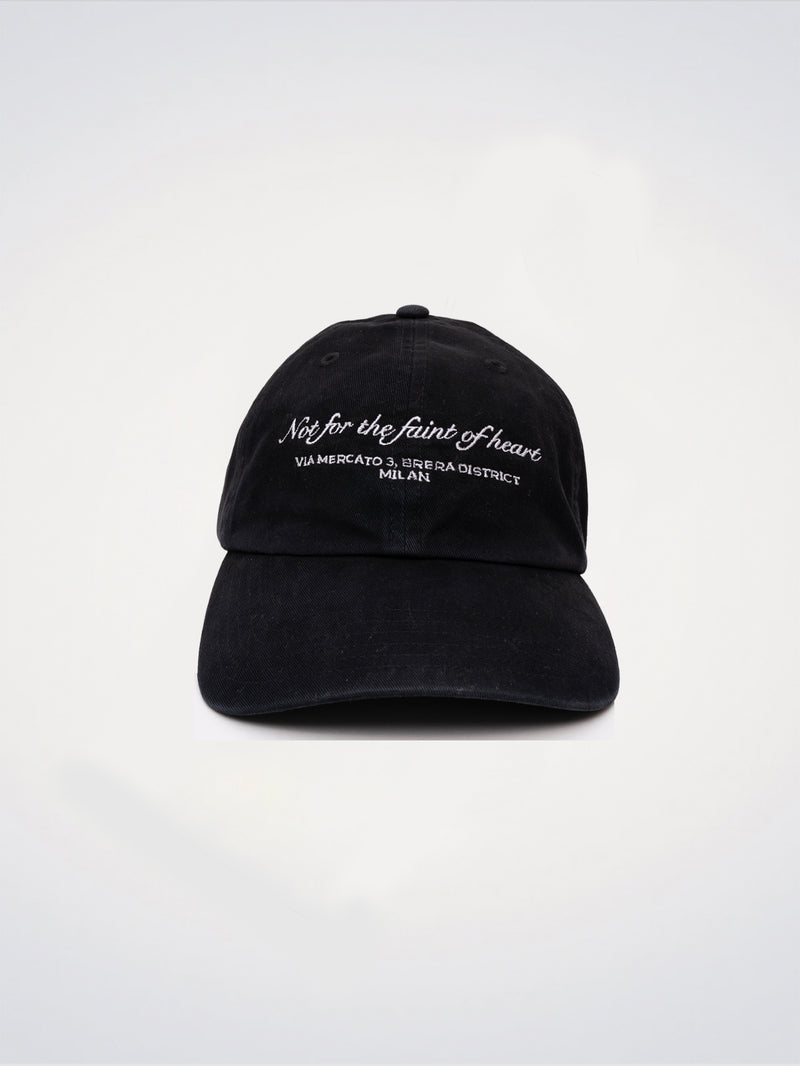 Black ‘Faint Of Heart’ Cap