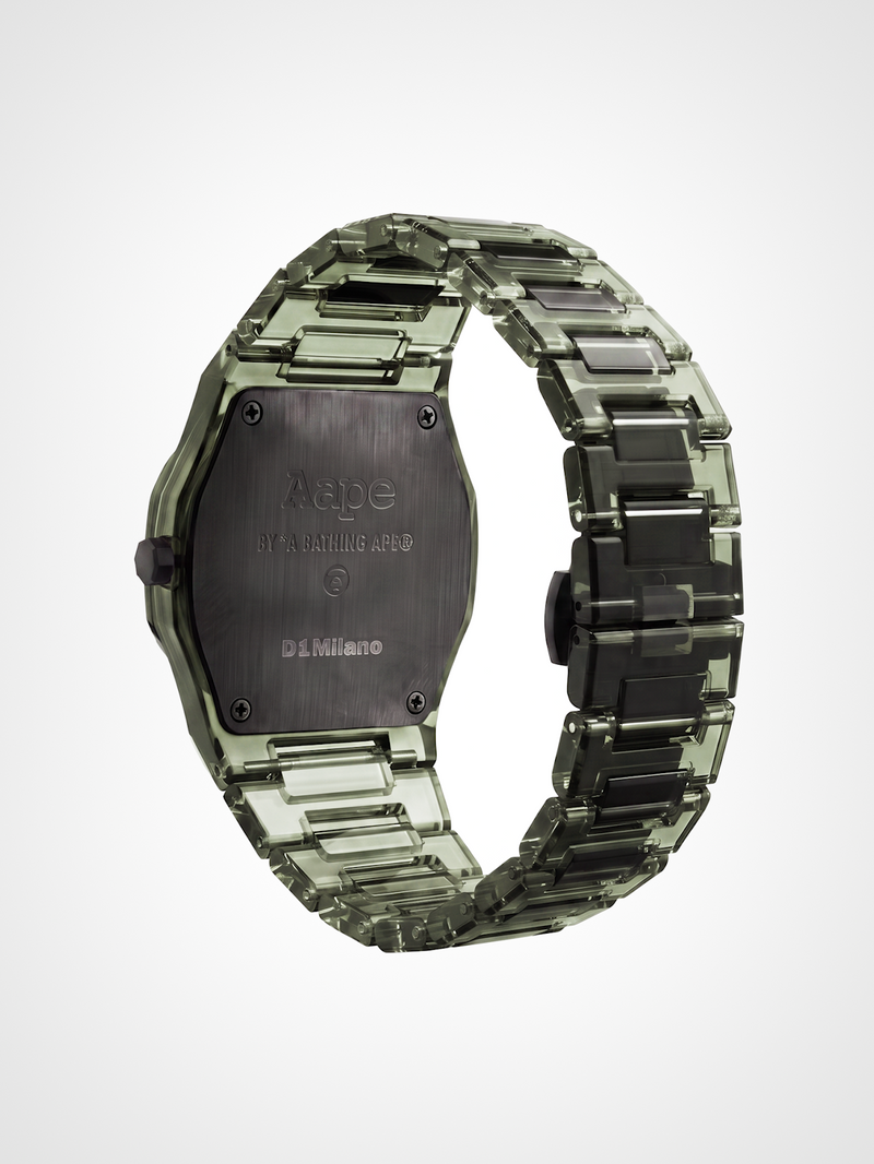 D1 x AAPE: Green Camo Nylon