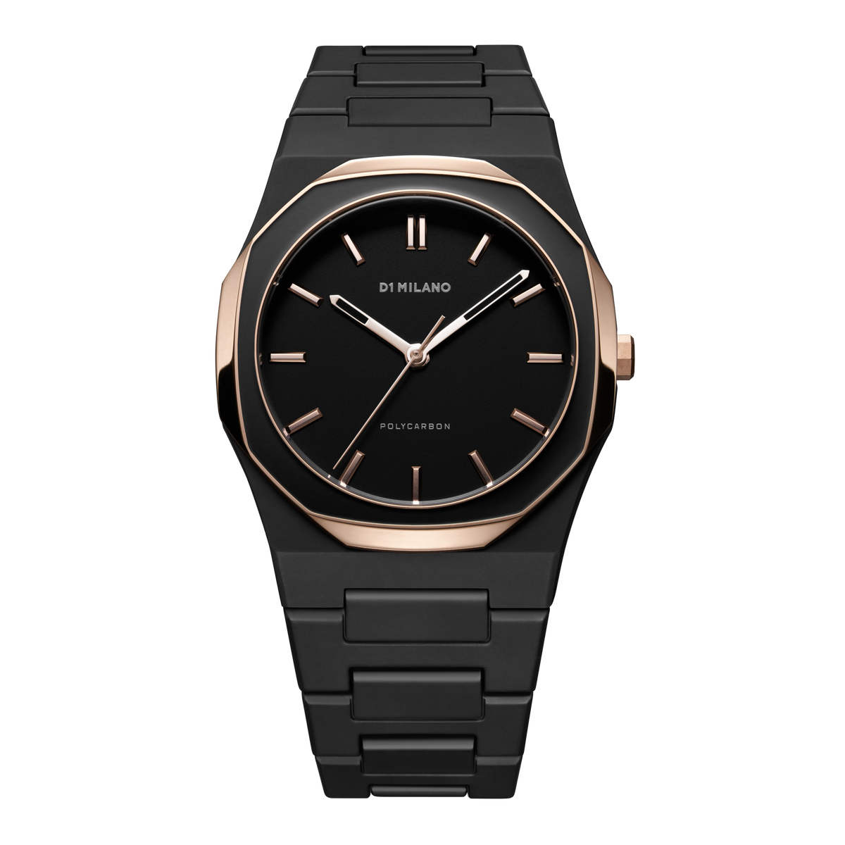 D1 Milano Watch Polycarbon 40.5mm In Black