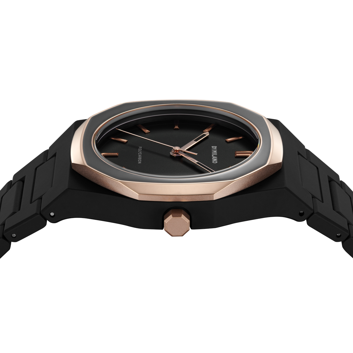 D1 Milano Watch Polycarbon 40.5mm In Black