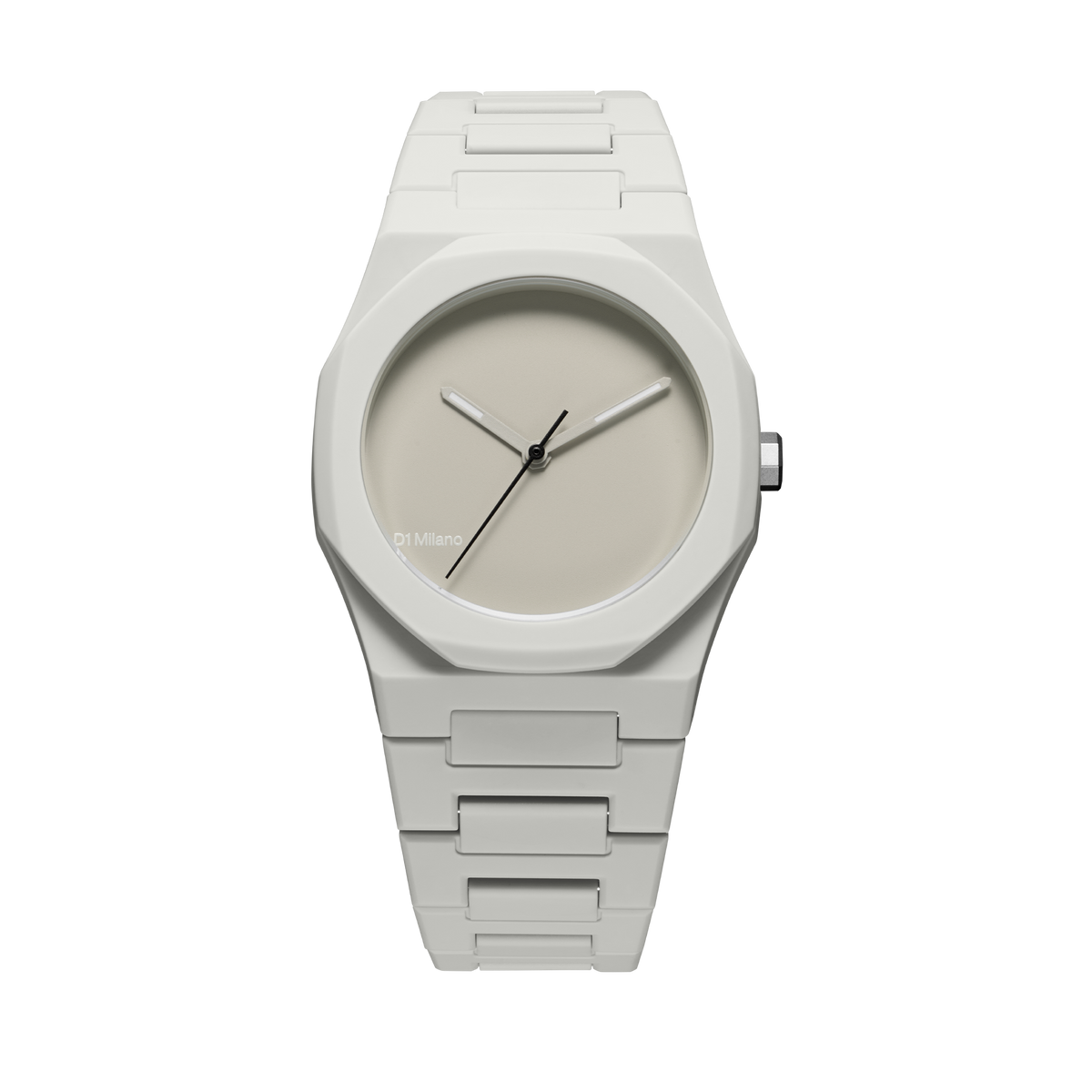 Shop D1 Milano Watch Polycarbon 37 Mm In Grey