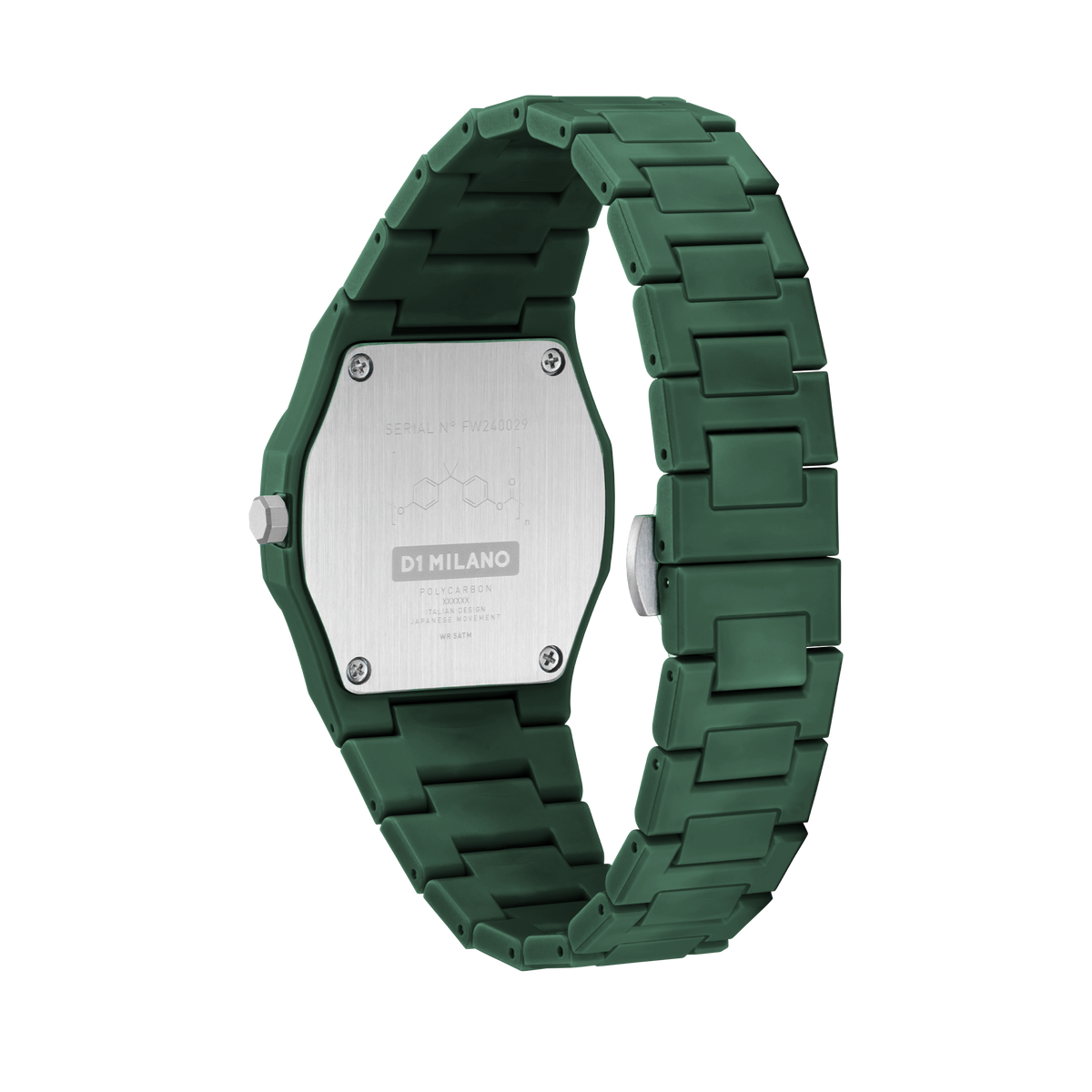 D1 Milano Watch Polycarbon 37 Mm In Green