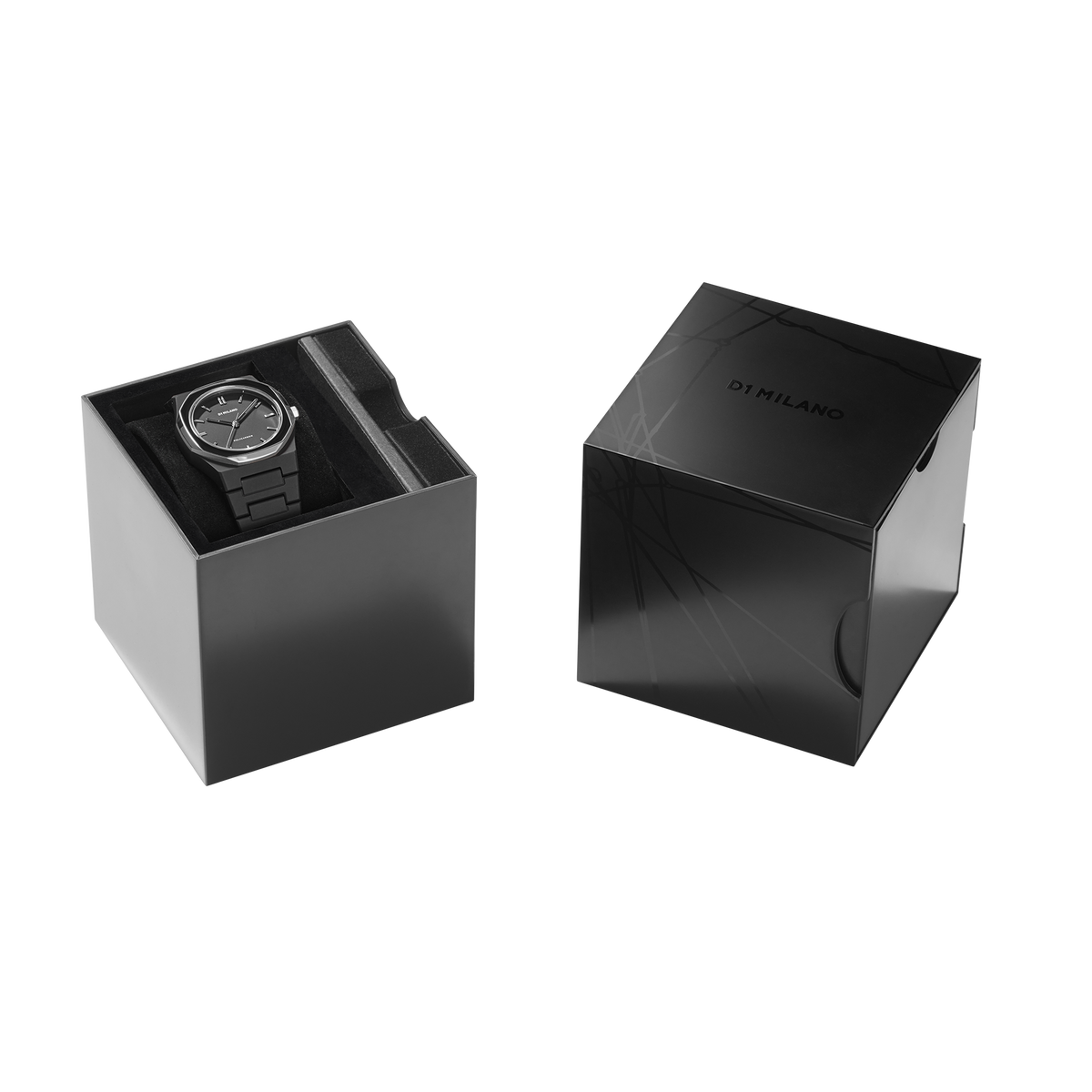 D1 Milano Polycarbon 37mm In Black/silver