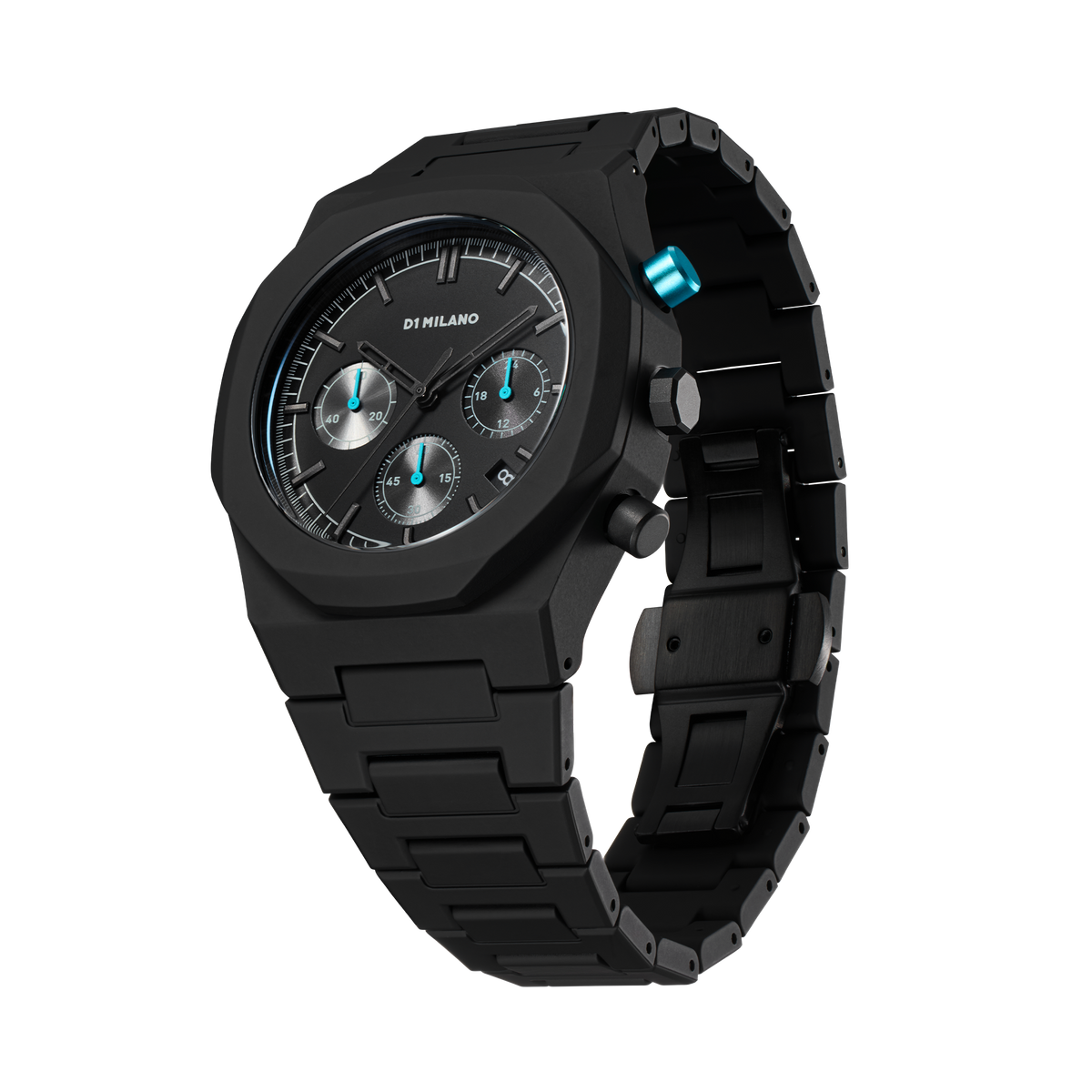 D1 Milano Polychrono 40.5mm Watch In Black