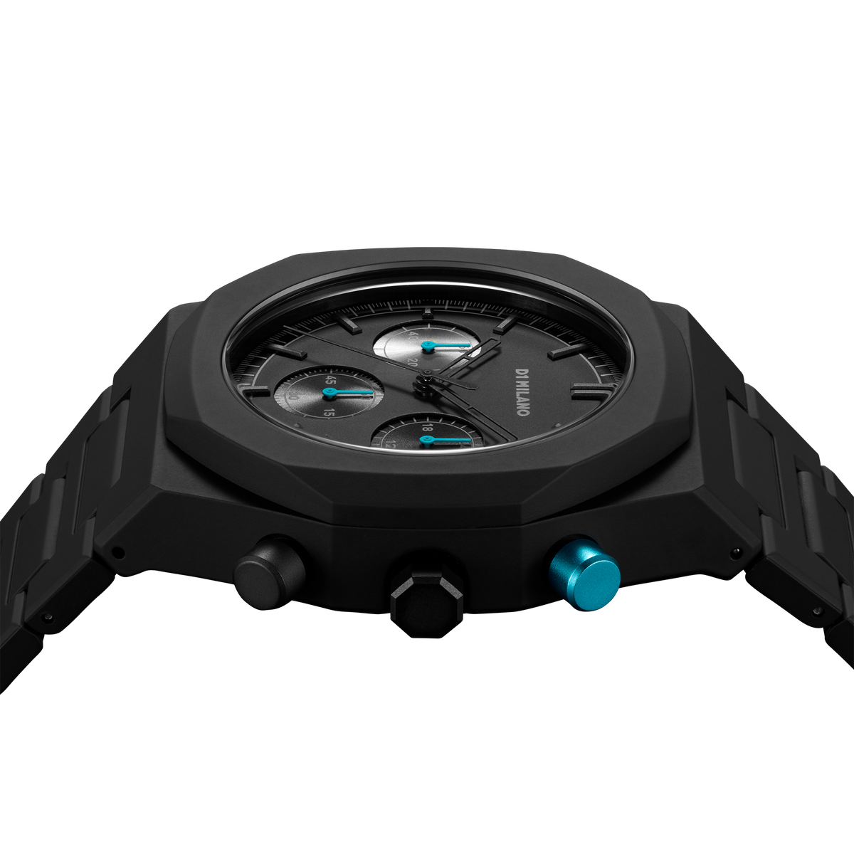 D1 Milano Polychrono 40.5mm Watch In Black