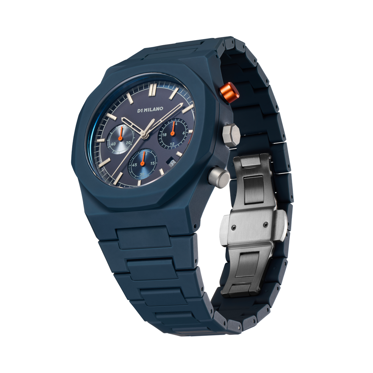 D1 Milano Polychrono 40.5mm In Blue