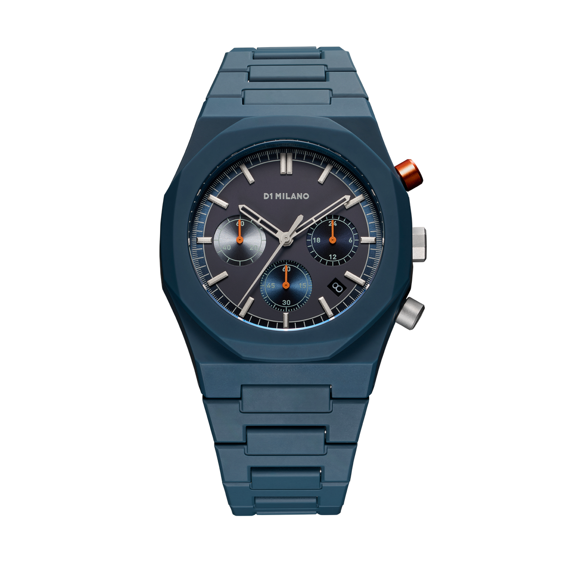 D1 Milano Polychrono 40.5mm In Blue