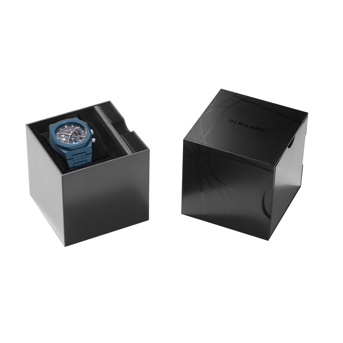 D1 Milano Polychrono 40.5mm In Blue