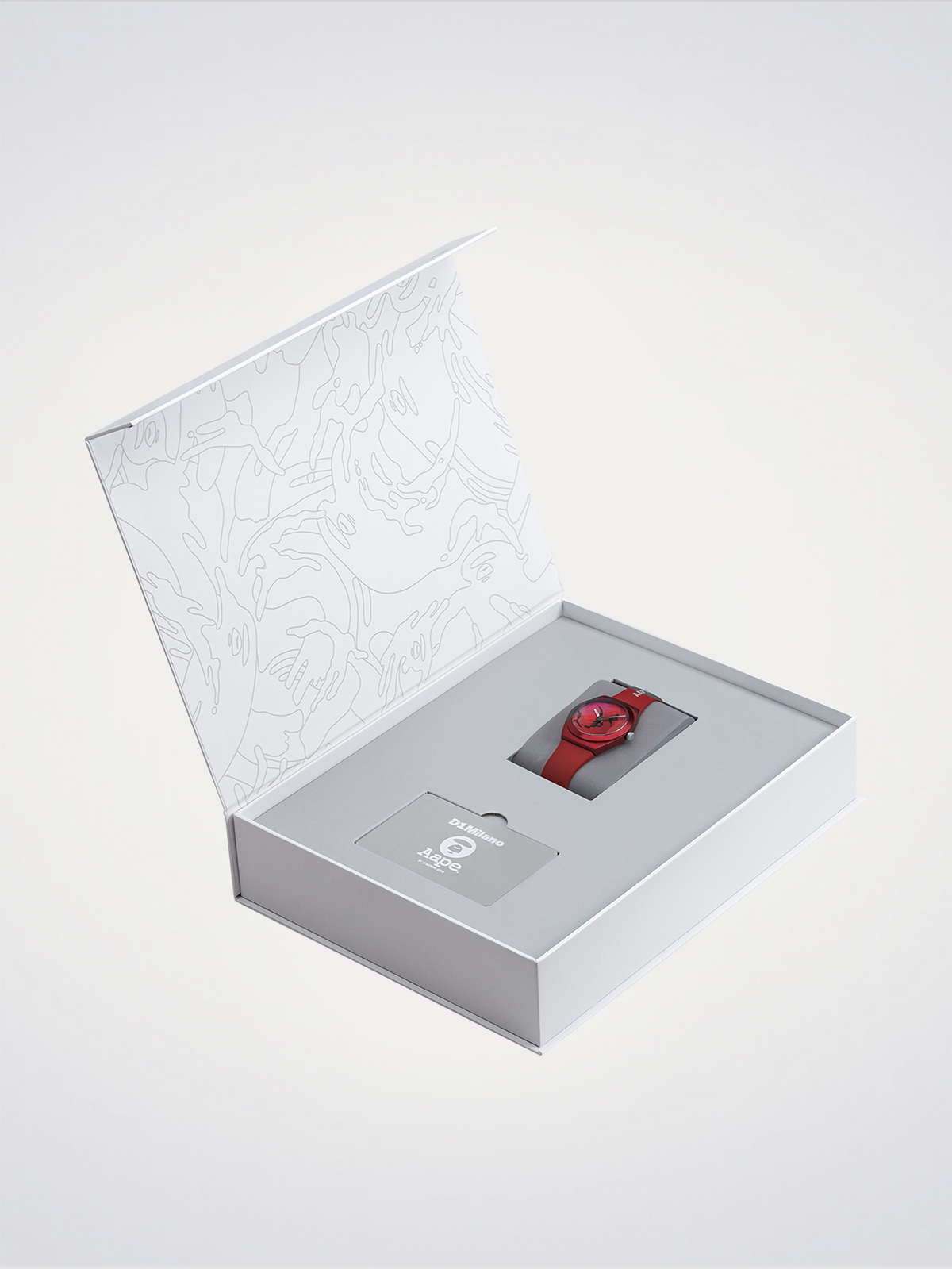 D1 x AAPE: Red Camo Canva