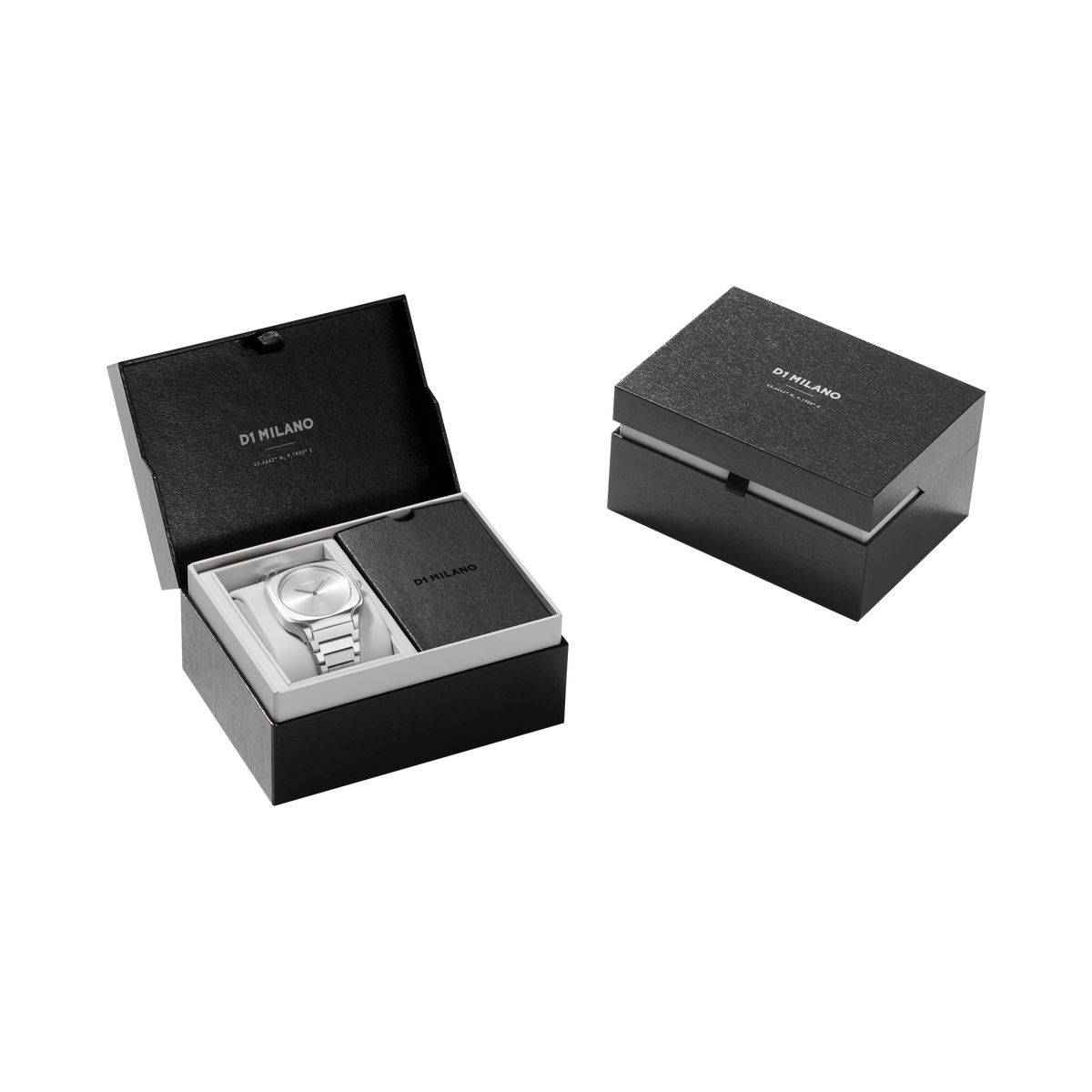 D1 Milano Watch Square Bracelet 37 Mm In Silver