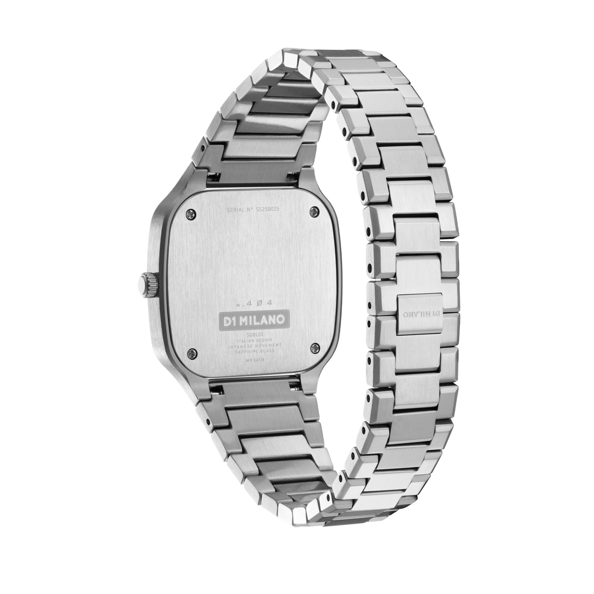D1 Milano Watch Square Bracelet 32 Mm In Metallic