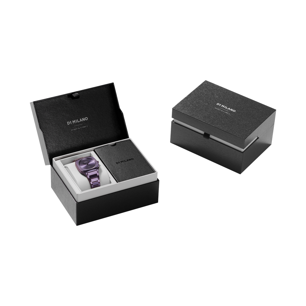 D1 Milano Watch Square Bracelet 32 Mm In Violet