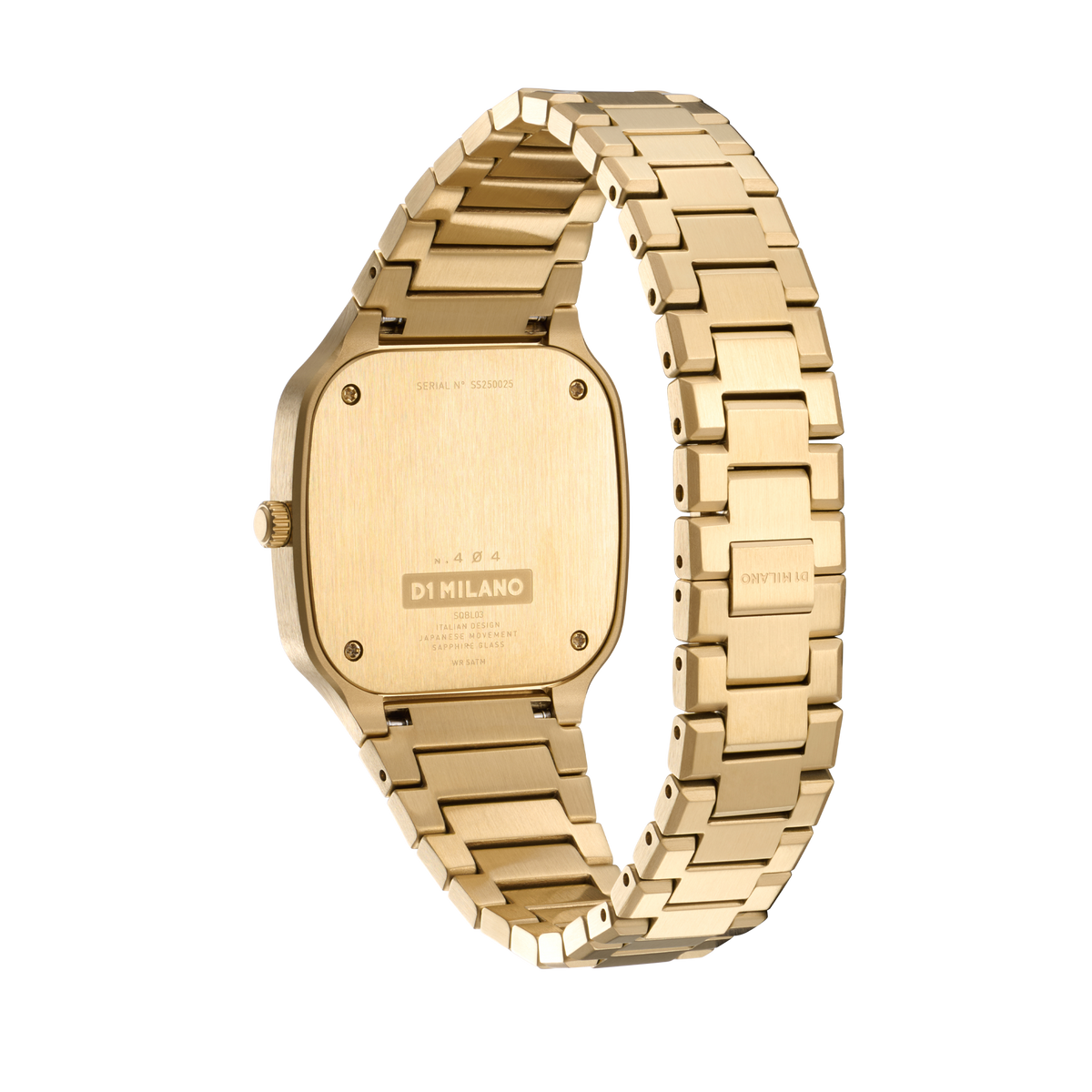 D1 Milano Watch Square Bracelet 32 Mm In Gold