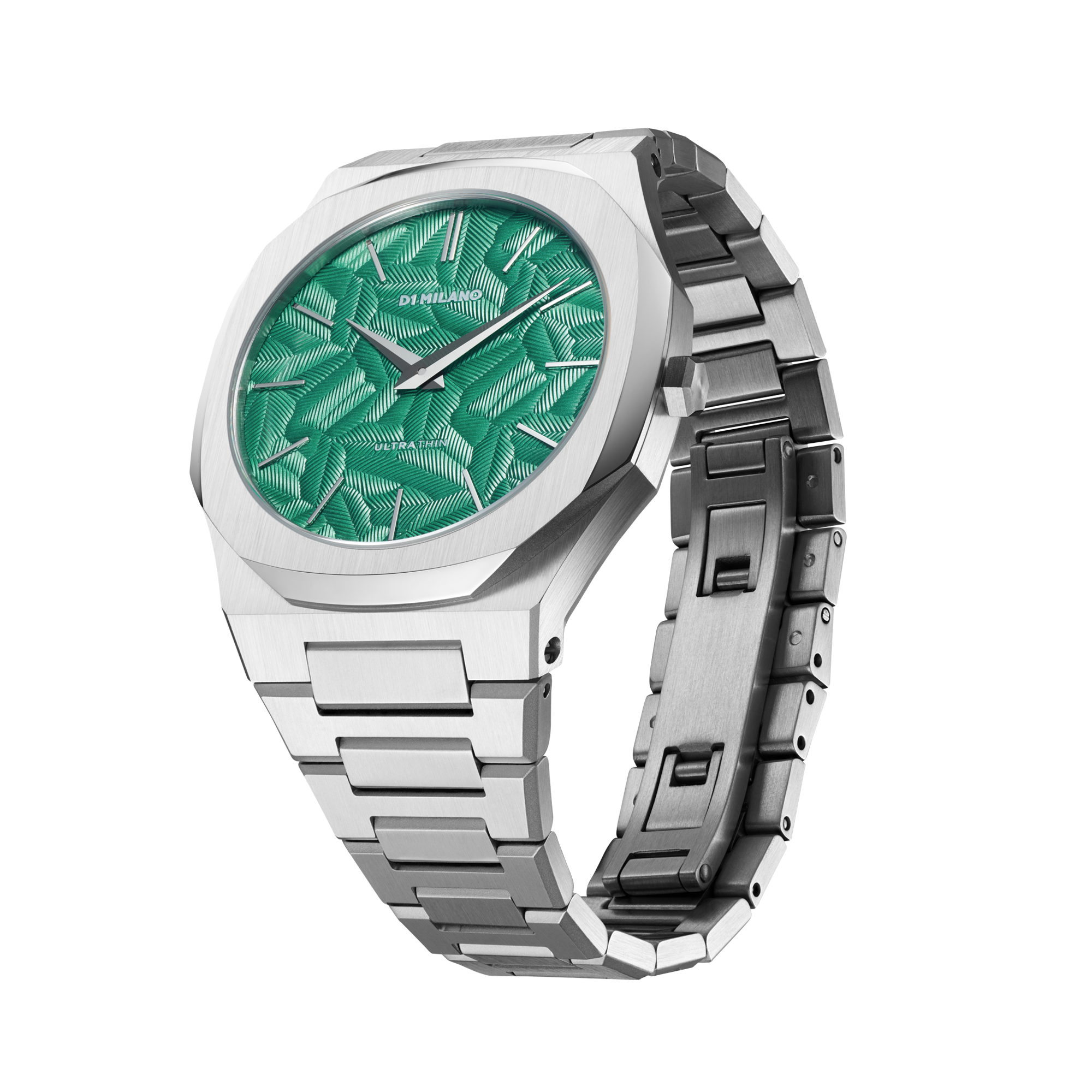 Orologio D1 Milano Uomo - Ultra Thin Fir Green 40mm Verde - UTBJ34