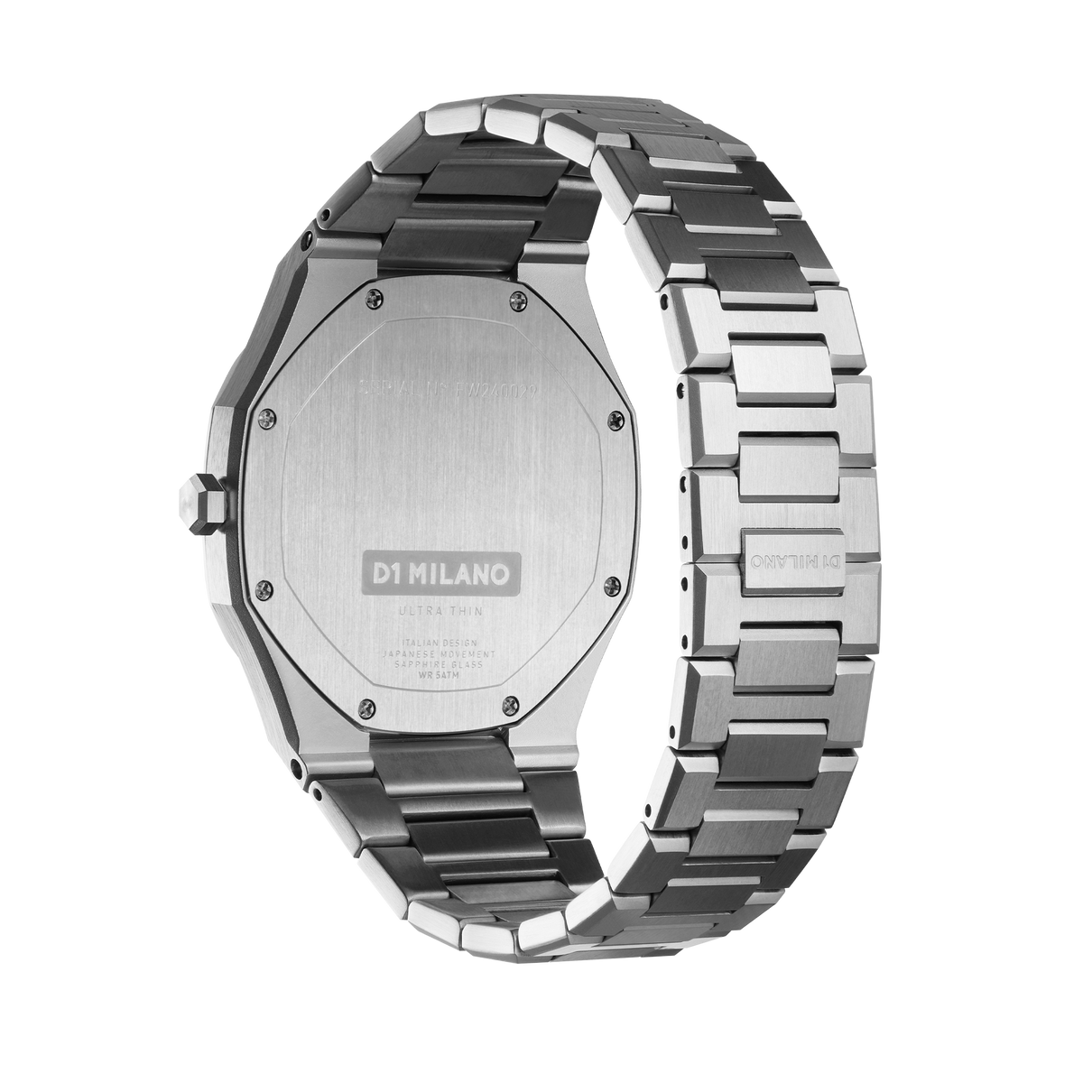 D1 Milano Ultra Thin 40mm In Black/silver