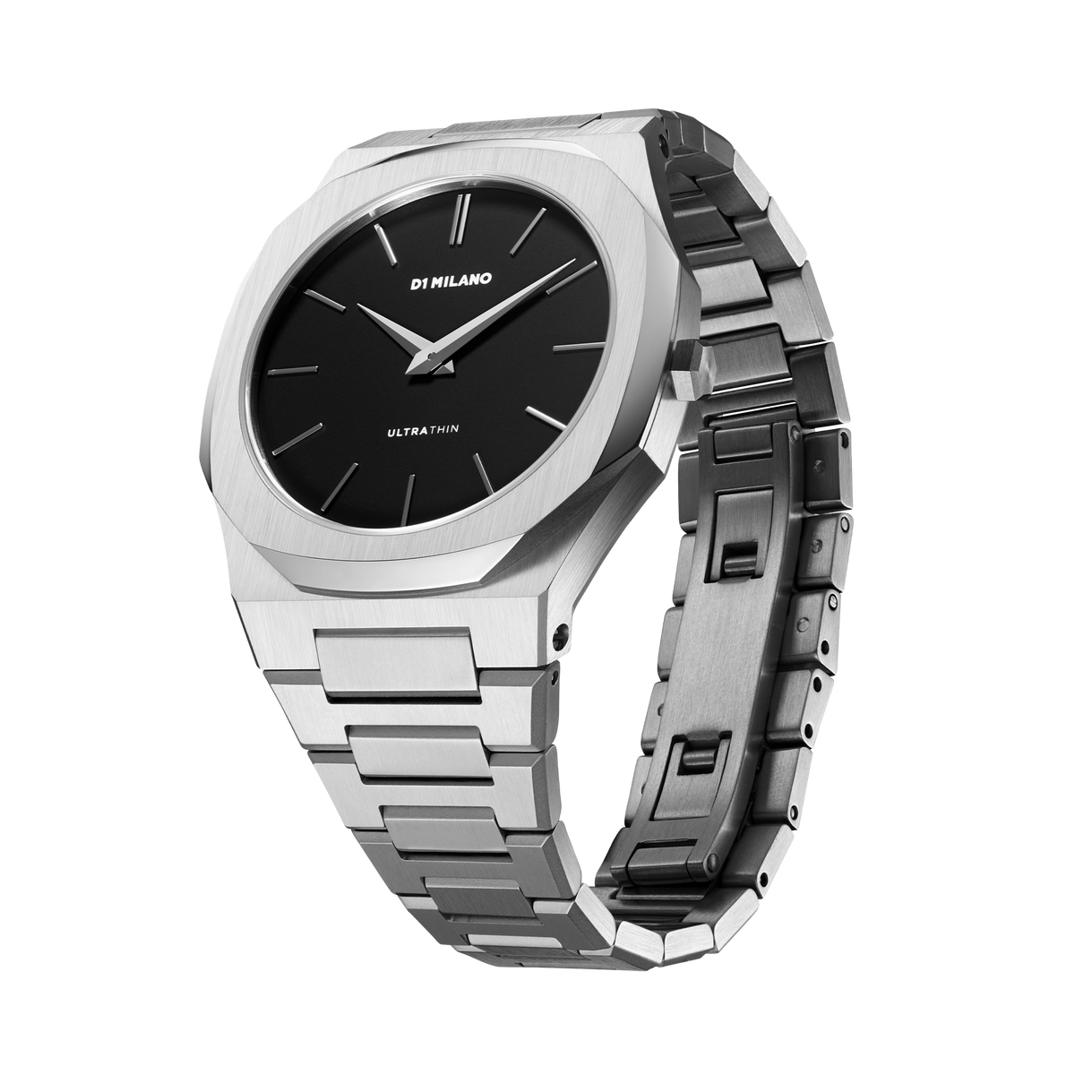 D1 Milano Ultra Thin 40mm In Black/silver