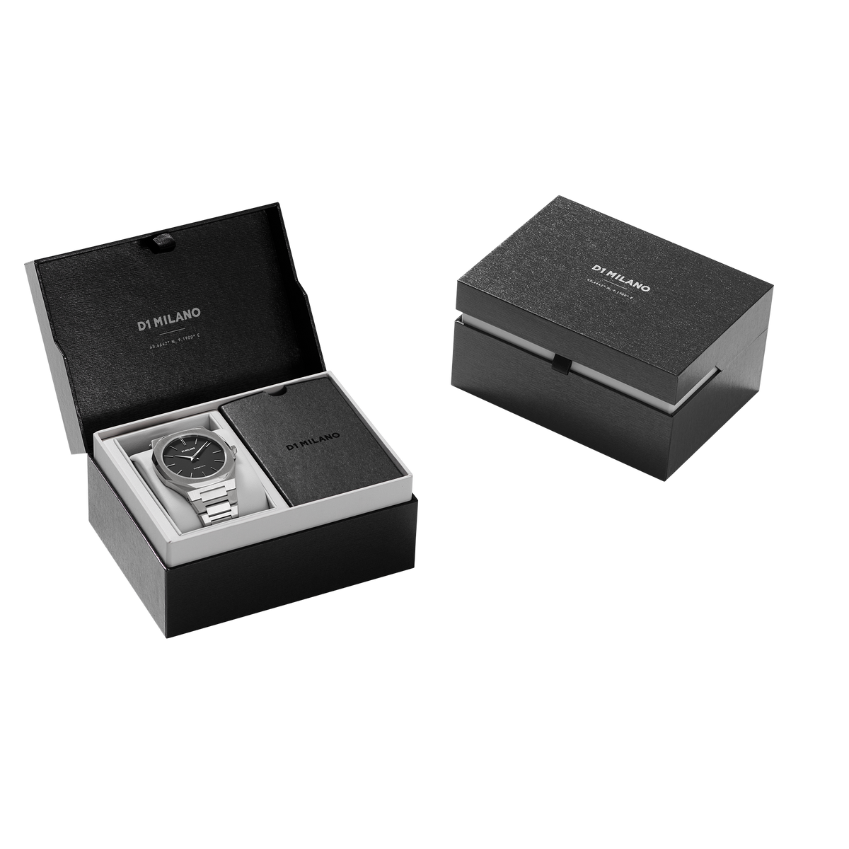 D1 Milano Ultra Thin 40mm In Black/silver