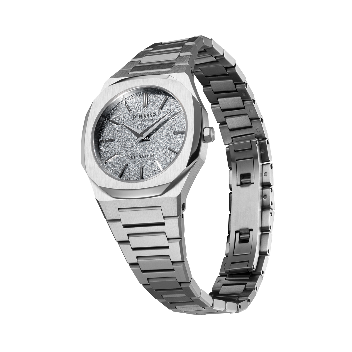 Shop D1 Milano Watch Ultra Thin 30mm In Silver