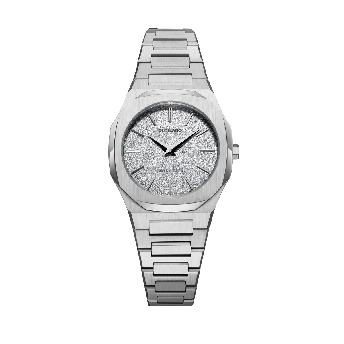 Shop D1 Milano Watch Ultra Thin 30mm In Silver