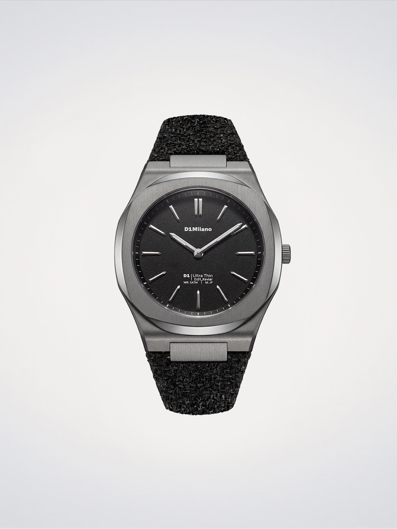 Black Kevlar Ultra Thin Watch | D1 Milano Black Kevlar Ultra Thin Watch | D1 Milano