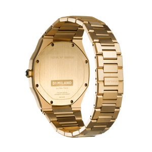 Ultra Thin Bracelet 38 mm Gold Eggshell D1 Milano