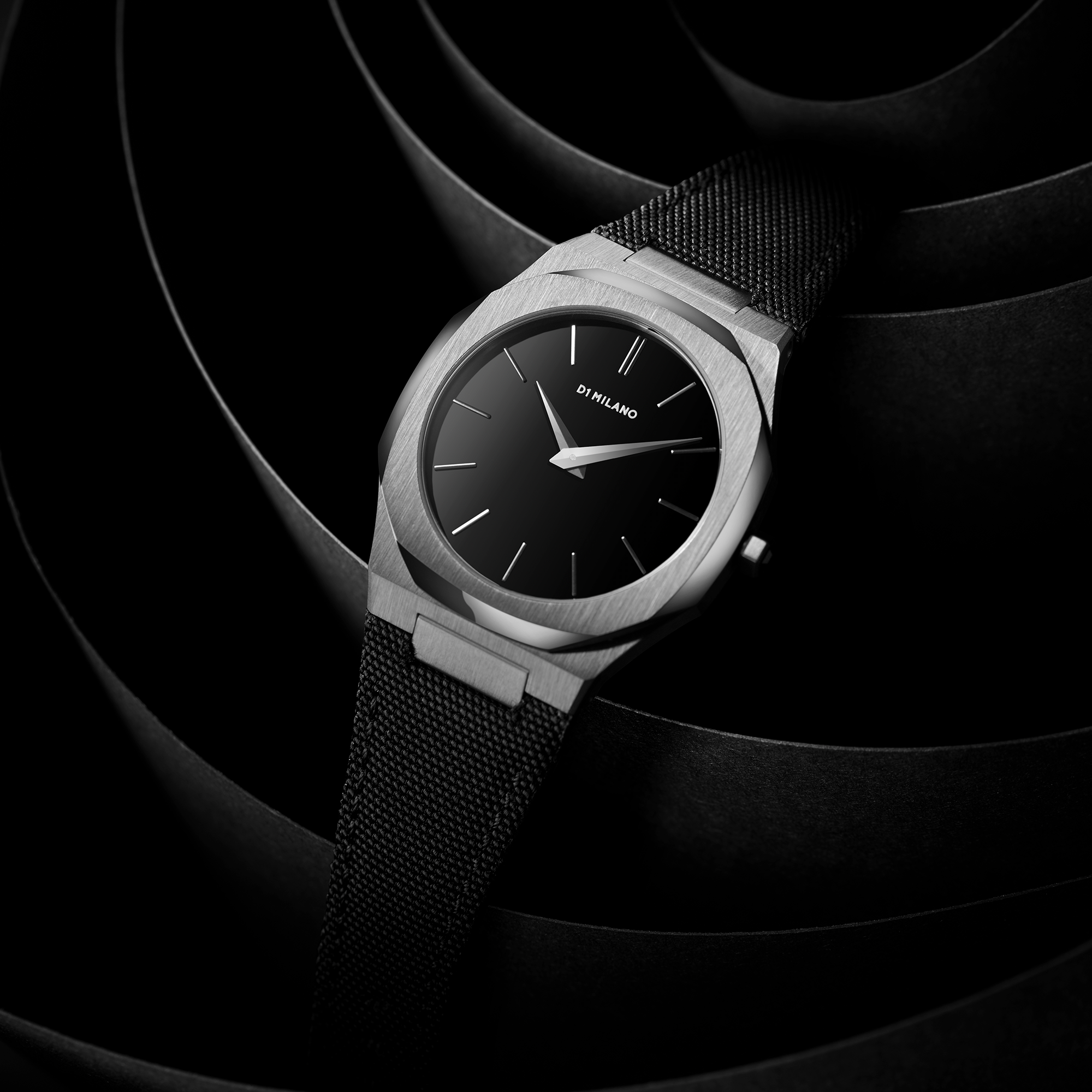 Ultra Thin Nylon 40 mm - Silver | D1 Milano