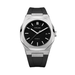 Automatic Rubber 41.5 mm - Silver