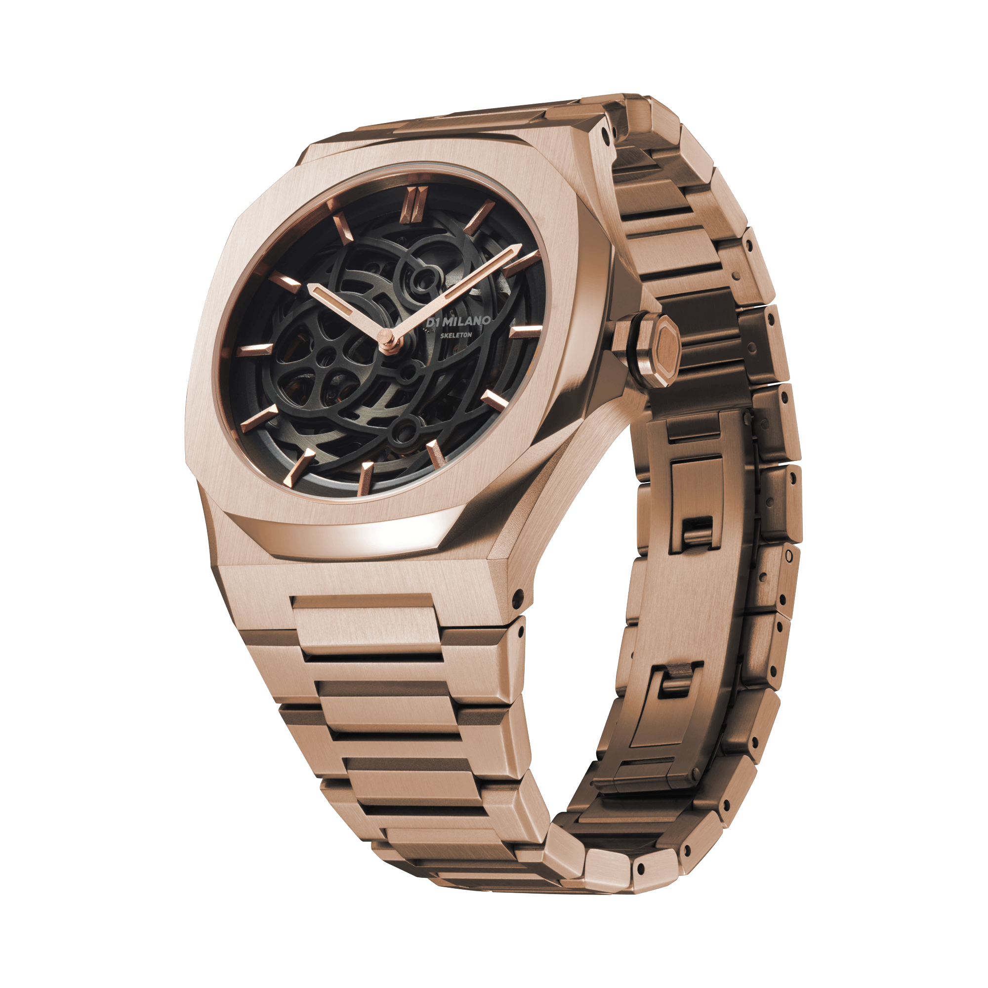 Skeleton Bracelet 41.5 mm Rose Gold D1 Milano